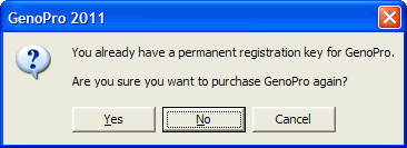 GenoPro Purchase Confirmation
